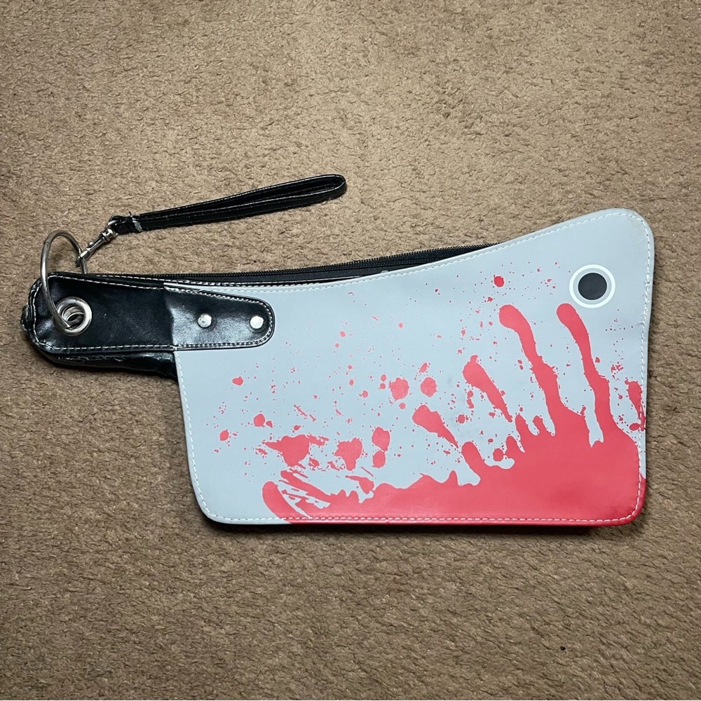 Kreepsville 666 Cleaver Hatchet Purse Halloween Goth